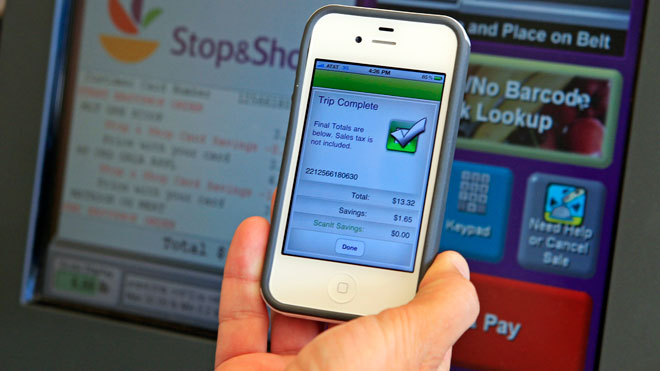 mobile checkout, scan app, Mobile app