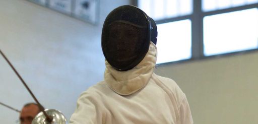 Ward Melville fencer Melanie Holl competes in the