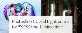 Photoshop CC and Lightroom for $9.99