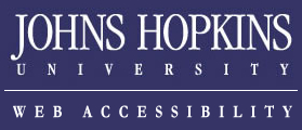 Johns Hopkins Web Accessibility