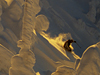 Photo: A skier in backcountry near sunset at Fernie Resort in British Columbia