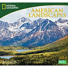 2014 National Geographic American Landscapes Wall Calendar