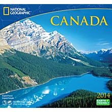 2014 National Geographic Canada Wall Calendar