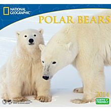 2014 National Geographic Polar Bears Wall Calendar