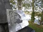 Hometown blues: Kurt Cobain Landing, a tiny park in Aberdeen near the childhood home of the Nirvana icon
