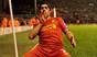 Luis Suarez of Liverpool celebrates his goal