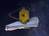 Graphic rendition of the James Webb Space Telescope