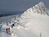 Picture of skiers hiking at Brundage Mountain, McCall, Idaho