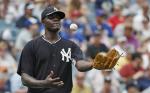 Michael Pineda is unhappy after allowing run to score on a wild pitch, but he improves chances to land fifth-starter job with a strong six-inning performance Sunday against Jays.  AP
