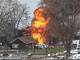 William Spengler's house burns in Webster, upstate New York