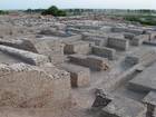 A city settlement at the Mohenjo-daro in Pakistan