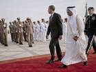 Special guest: Barack Obama is welcomed in Riyadh on Friday