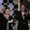 Jimmy Fallon and Melissa McCarthy at event of 71st Golden Globe Awards