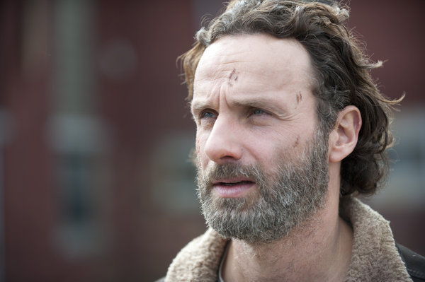 Andrew Lincoln plays Rick in "The Walking Dead."