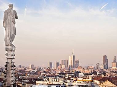 Style high: Milan's ancient and modern skyline