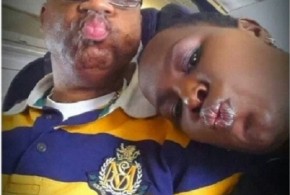 Cute? Anselm Madubuko and wife do the duck face