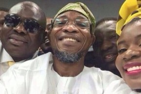 Check out Governor Rauf Aregbesola’s UN #selfie with Funmi Iyanda and others