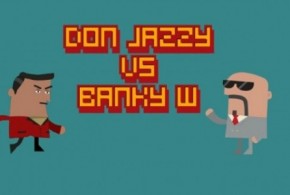 Don Jazzy Vs Banky W: Superstars clash in ring fight [Watch here]
