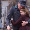 Still of Geoffrey Rush and Sophie Nélisse in The Book Thief (2013)