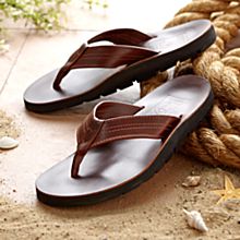 Men's Horween Leather Hawaiian Travel Sandals