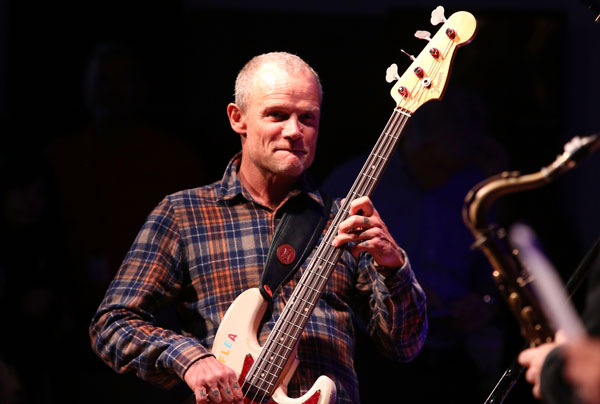 Flea performs in Park City, Utah.