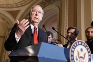 Senate Minority Leader Mitch McConnell, R-Ky., in Washington on April 8