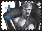 A close-up of Tom of Finland's new Finnish stamp