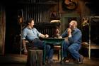 James Franco and Chris O'Dowd in Of Mice and Men on Broadway