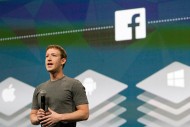 Zuckerberg speaking today at Facebook's F8 Developers Conference in San Francisco