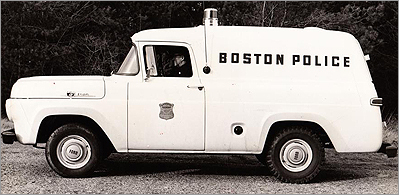 Boston Police cars through the years