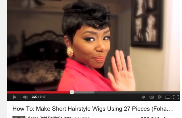 How To Make A Short Hairstyle Wigs Using 27 Pieces (Fohawk)