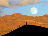 Picture of people climbing a hill in Death Valley National Park