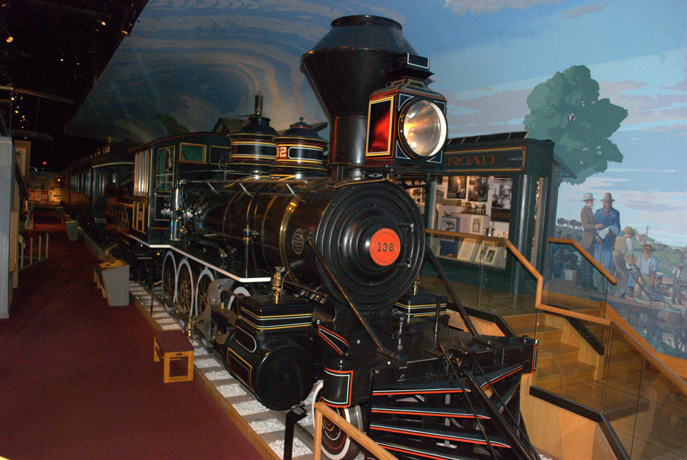1880s steam locomotive, Kansas Museum of History, Topeka