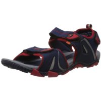Sparx Men's Navy Blue and Red Sandals and Floaters - 7 UK (SS-417)