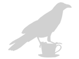 Illustration: Raven compared with tea cup