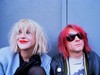 Pictured: Courtney Love and Kurt Cobain circa 1992.