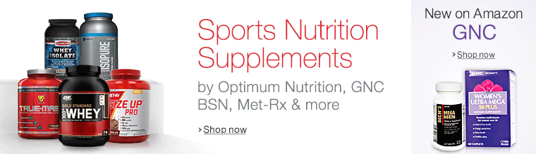 Sports Nutrition Supplements by Optimum Nutrition, GNC, BSN, Met-Rx & more