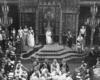 Elizabeth II: reading the speech from the throne at the state opening of Parliament, 1958 [Encyclopædia Britannica, Inc.] 