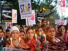 A vigil marking the year anniversary of the death of the physiotherapy student gang-raped in Delhi in December 2012