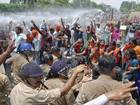 Supporters of Bharatiya Janata Party (BJP) were protesting against the rape and hanging of two girls