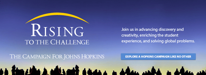 Explore a Hopkins campaign like no other.