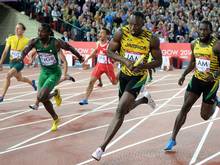 Jamaica’s Usain Bolt in action
