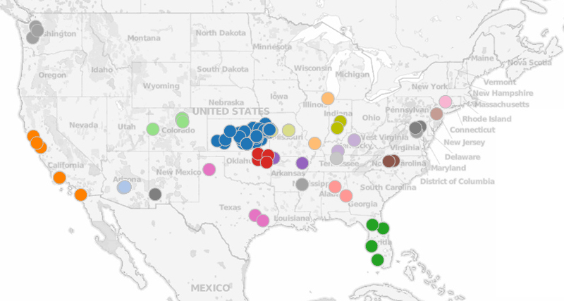 Where are National Campaign Committee members located?