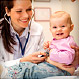pediatrician examining baby