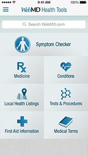iPhone symptom checker