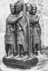 Diocletian: statue of Diocletians tetrarchy [Alinari/Art Resource, New York] 