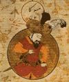 Genghis Khan: Persian miniature [The Granger Collection, New York] 