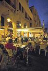 Beirut: outdoor café in Beirut [Jon Arnold Images/SuperStock] 