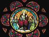God the Father: stained glass window [ Corbis] 