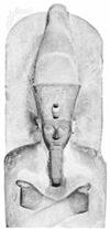 Amenhotep I: limestone sculpture [Credit: Reproduced by courtesy of the trustees of the British Museum]